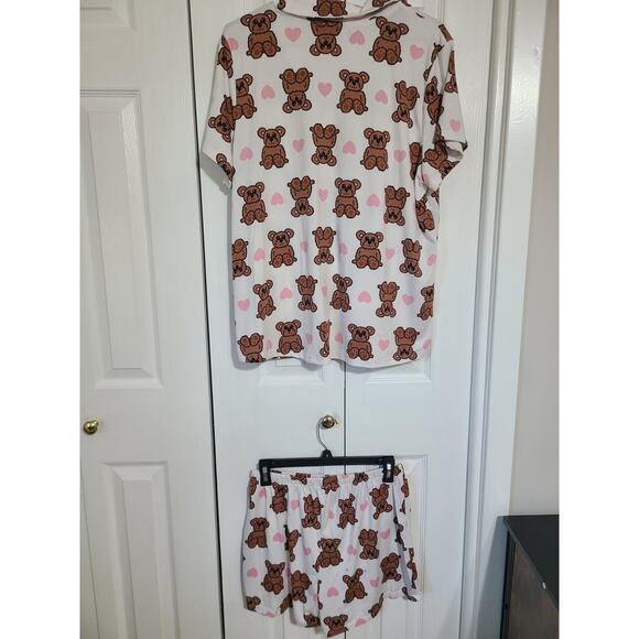 Star dust xl women's button up pajama set - Picture 4 of 10